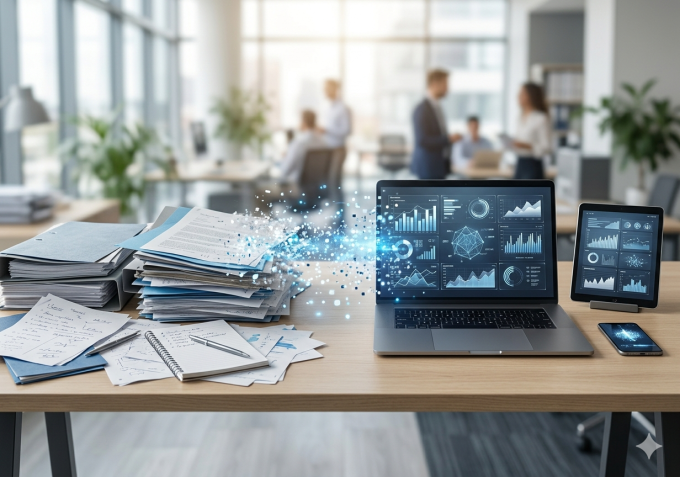 Nová agenda od začátku digitálně - ilustrační obrázek